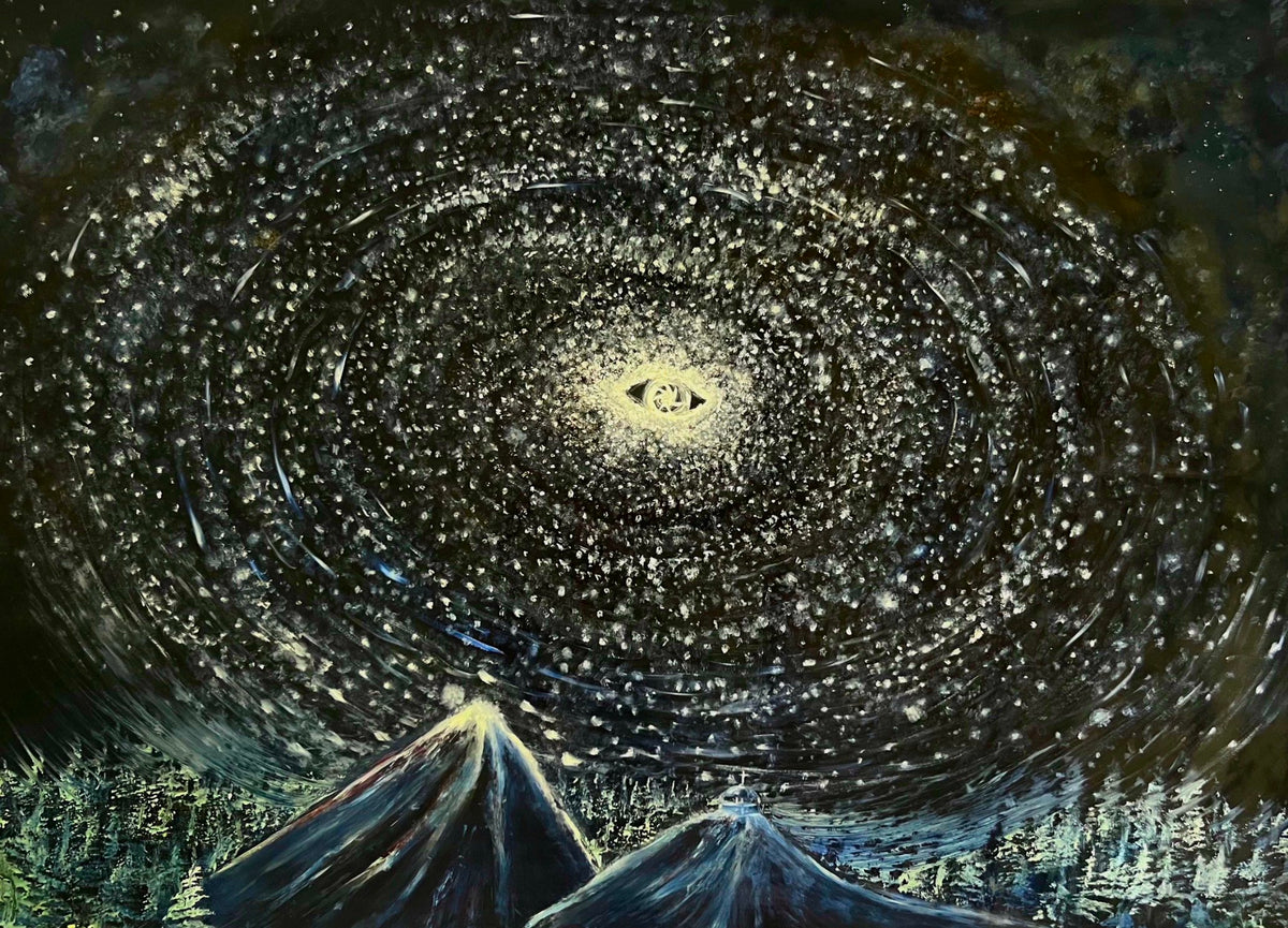 “La fuerza” Óleo sobre papel satinado